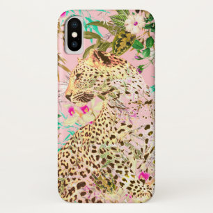 Tropische luipdruk floral Hawaiian Case-Mate iPhone Case