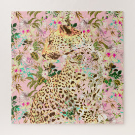 Tropische luipdruk floral Hawaiian Legpuzzel