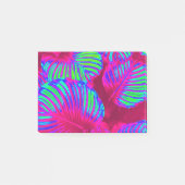 Tropische Lush Magenta Leaves Post-it® Notes (Voorkant)