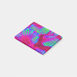 Tropische Lush Magenta Leaves Post-it® Notes