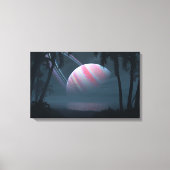 Tropische maan van Ianeira Canvas Afdruk (Voorkant)