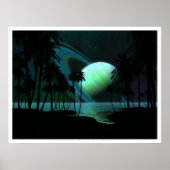 Tropische maan van Thetis Poster (Voorkant)