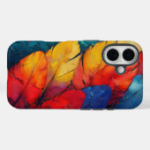 Tropische Macaw Feather Telefoonhoes Case-Mate iPhone Case (Achterkant (horizontaal))