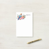Tropische Macaw Parrot gepersonaliseerd Post-it® Notes (Op bureau)
