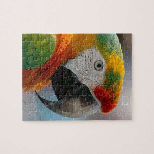 Tropische Macaw Parrot Legpuzzel (Horizontaal)