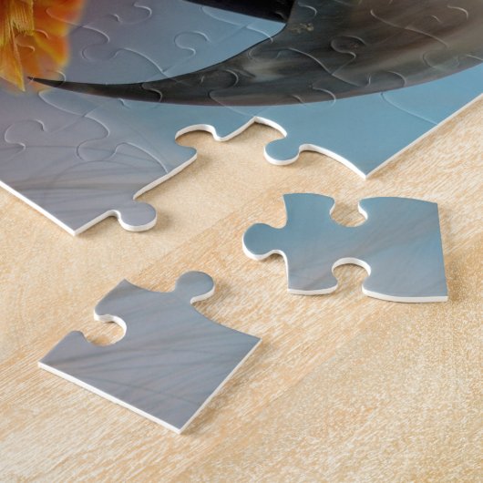 Tropische Macaw Parrot Legpuzzel (Zijkant)