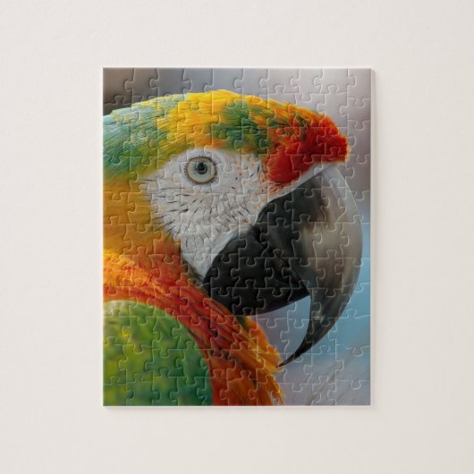 Tropische Macaw Parrot Legpuzzel (Verticaal)