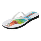 Tropische Macaw Parrot Teenslippers (Schuin)