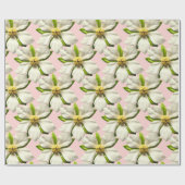 Tropische Magnolia Bloesem Bloesem Lente Bruiloft Cadeaupapier (Vlak)