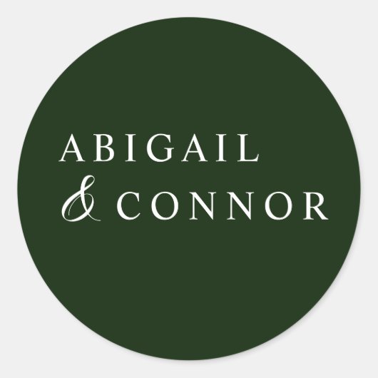 Tropische magnolia White Green Red Destination Ronde Sticker (Voorkant)