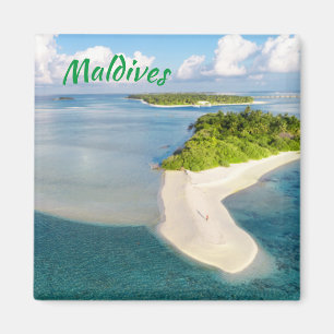Tropische Maldiven Exotic Island Paradise Magneet