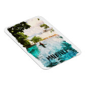 Tropische Malediven landschap van de Indische Ocea Magneet (Rechterzijde)