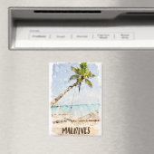 Tropische Malediven Strand Uitzicht landschap Magneet (Insitu (Vaatwasser))