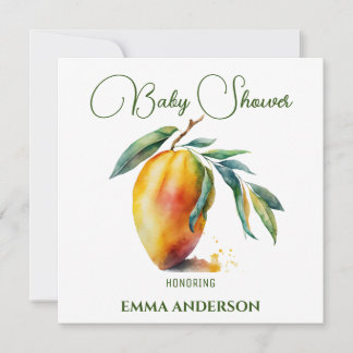 Tropische Mango | Baby Shower