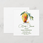 Tropische Mango | BABY SHOWER (Voorkant / Achterkant)