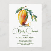 Tropische Mango | BABY SHOWER Briefkaart (Voorkant)