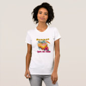 Tropische Mango Cocktail Vibes, vrouwen slim fit t T-shirt (Voorkant volledig)