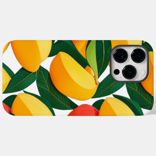 Tropische mango tango Case-Mate iPhone case (Achterkant (horizontaal))