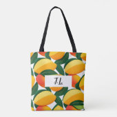 Tropische Mango Tango gepersonaliseerd Tote Bag (Achterkant)
