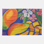 tropische mangoliefhebbers theedoek (Horizontaal)