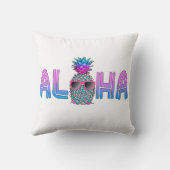 Tropische mantel Aloha-ananas Kussen (Achterkant)