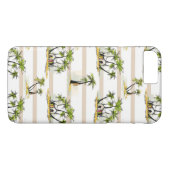 Tropische mantel en palmen Case-Mate iPhone case (Achterkant (Horizontaal))