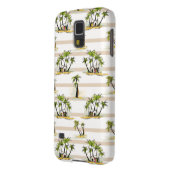 Tropische mantel en palmen Case-Mate samsung galaxy hoesje (Achterkant Links)