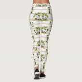 Tropische mantel en palmen leggings (Achterkant)