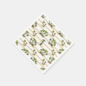 Tropische mantel en palmen servet (Hoek)