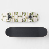 Tropische mantel en palmen skateboard (Horizontaal)