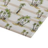 Tropische mantel en palmen snijplank (Hoek)