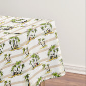 Tropische mantel en palmen tafelkleed (Voorbeeld)