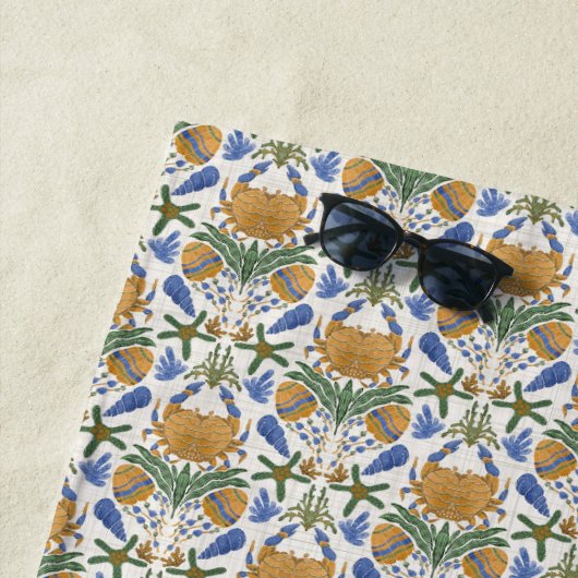 Tropische Marine Life strandlaken (In situ)