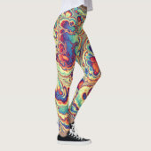 Tropische Marmeren Radiance Leggings (Rechts)
