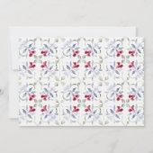 Tropische Marokkaanse binnenplaats Waterverf bruil Kaart (Achterkant)