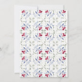 Tropische Marokkaanse Camel Waterverf Verloving Kaart (Achterkant)