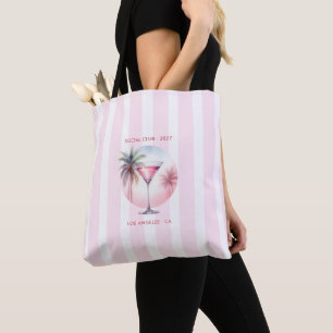 Tropische Martini Bachelorette Weekend Sociale Clu Tote Bag
