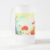 Tropische. Matglas Bierpul (Voorkant links)