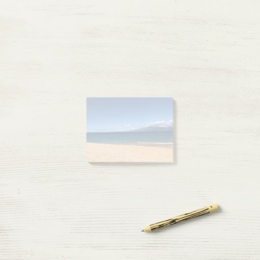 Tropische Maui Beach Post-It Notes (Op bureau)
