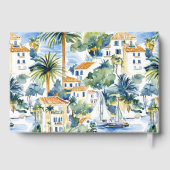 Tropische mediterrane bruiloft gastenboek (Achterkant)