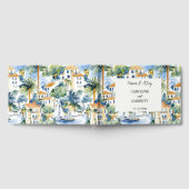 Tropische mediterrane bruiloft gastenboek (Volledig)