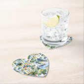 Tropische mediterrane bruiloft kartonnen onderzetters (Insitu)