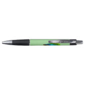 Tropische Meerkleurige Ara Vogel & Monogram Pen (Achterkant)