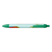 Tropische Meerkleurige Ara Vogel & Monogram Pen (Achterkant)