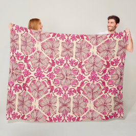 Tropische meetkunde fleece deken