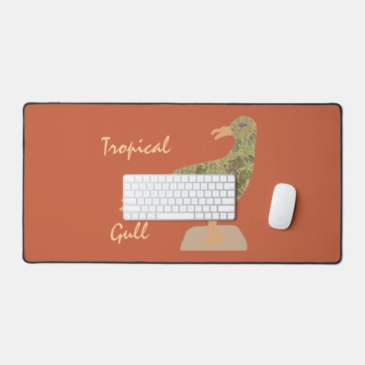 Tropische meeuw bureaumat (Keyboard & Muis)