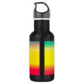 Tropische meisjes, kroonjaar en naam waterfles  (Achterkant)