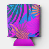 Tropische meisjes reizen met Kroon en Jaar Blikjeskoeler (Achterkant)