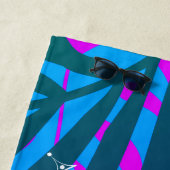 Tropische meisjes reizen met Kroon, Jaar en Naam Strandlaken (In situ)