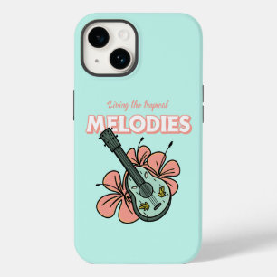 Tropische Melodieën Ukulele Floral Art Case-Mate iPhone 14 Hoesje